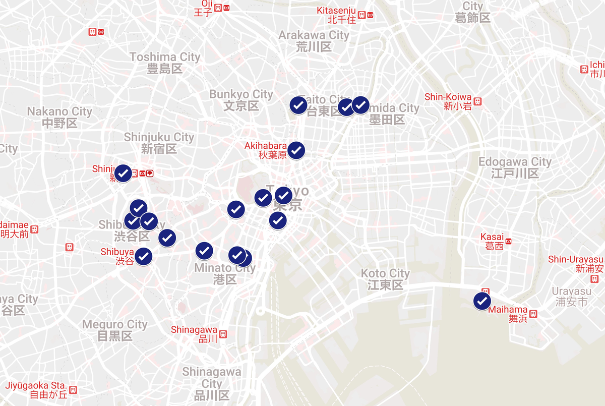 東京観光マップ