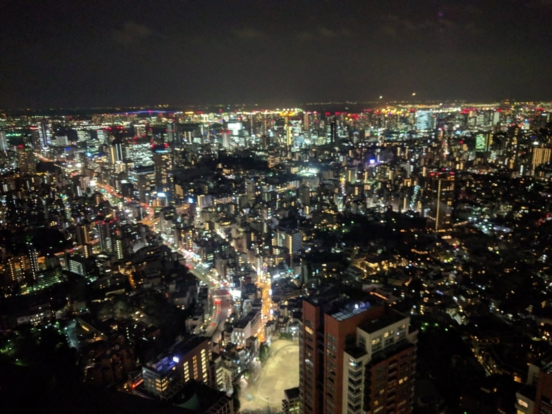 Tokyo City Viewからの夜景の写真